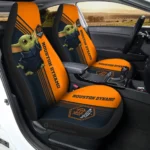 Houston Dynamo FC Car Seat Cover – Baby Yoda Black and Orange
