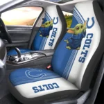 Indianapolis Colts Car Seat Cover - Baby Yoda Blue and White