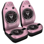 Inter Miami CF Car Seat Cover – Custom Black and White