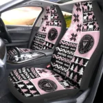 Inter Miami CF Car Seat Cover - Custom Ugly Style Black and White
