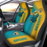 Jacksonville Jaguars Car Seat Cover - Baby Yoda Blue and Gold