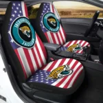 Jacksonville Jaguars Car Seat Cover - Custom Black and Red