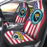 Jacksonville Jaguars Car Seat Cover – Custom Black and Red