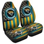 Jacksonville Jaguars Car Seat Cover – Custom US Flag Style Black and Blue