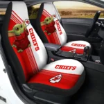 Kansas City Chiefs Car Seat Cover – Baby Yoda Red and White