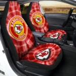 Kansas City Chiefs Car Seat Cover – Custom Tie Dye Red and White