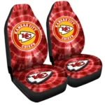 Kansas City Chiefs Car Seat Cover – Custom Tie Dye Red and White