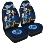 Kansas City Royals Car Seat Cover – Custom Looney Tunes Bugs and Daffy Blue and Black