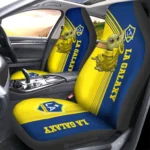 LA Galaxy Car Seat Cover - Baby Yoda Yellow and Gold