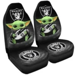 Las Vegas Raiders Car Seat Cover – Baby Yoda Black and Green