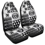 Las Vegas Raiders Car Seat Cover – Custom Ugly Style Black and White