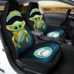 Los Angeles Chargers Car Seat Cover – Baby Yoda Black and Blue