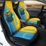 Los Angeles Chargers Car Seat Cover – Baby Yoda Yellow and Blue