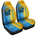 Los Angeles Chargers Car Seat Cover – Baby Yoda Yellow and Blue