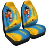 Los Angeles Chargers Car Seat Cover – Goku Blue and Yellow