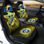 Los Angeles Rams Car Seat Cover – Baby Yoda Blue and Gold