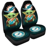 Miami Dolphins Car Seat Cover – Baby Yoda Black and Blue