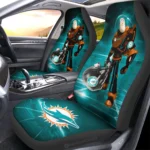 Miami Dolphins Car Seat Cover - Buzz Lightyear Blue and Black