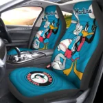 Miami Marlins Car Seat Cover - Custom Looney Tunes Bugs and Daffy Blue and Black