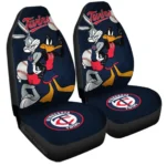 Minnesota Twins Car Seat Cover – Custom Looney Tunes Bugs and Daffy Blue and Black