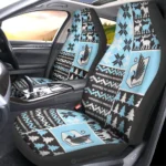 Minnesota United FC Car Seat Cover - Custom Ugly Style Gray and Blue