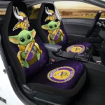 Minnesota Vikings Car Seat Cover – Baby Yoda Black and Yellow