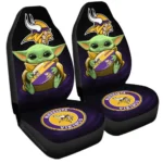 Minnesota Vikings Car Seat Cover – Baby Yoda Black and Yellow