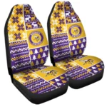 Minnesota Vikings Car Seat Cover – Custom Ugly Style Purple and Yellow