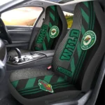Minnesota Wild Car Seat Cover - Custom Black and Green