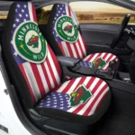 Minnesota Wild Car Seat Cover - Custom Black and Red