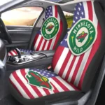 Minnesota Wild Car Seat Cover – Custom Black and Red