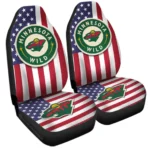 Minnesota Wild Car Seat Cover – Custom Black and Red