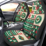 Minnesota Wild Car Seat Cover - Custom Ugly Style Green and White