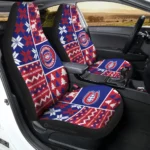 Montreal Canadiens Car Seat Cover – Custom Ugly Style Red and Blue