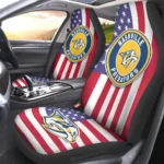 Nashville Predators Car Seat Cover – Custom Black and Blue