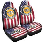 Nashville Predators Car Seat Cover – Custom Black and Blue