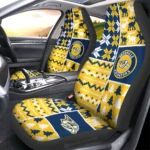 Nashville Predators Car Seat Cover - Custom Ugly Style Blue and Yellow
