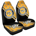 Nashville Predators Car Seat Cover – Custom Yellow and Blue