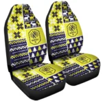 Nashville SC Car Seat Cover – Custom Ugly Style Blue and Yellow
