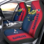 New England Patriots Car Seat Cover - Baby Yoda Blue and Red