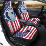 New England Patriots Car Seat Cover - Custom Blue and Red
