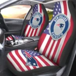 New England Patriots Car Seat Cover – Custom Blue and Red