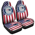 New England Patriots Car Seat Cover – Custom Blue and Red