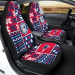 New England Patriots Car Seat Cover – Custom Ugly Style Blue and Red