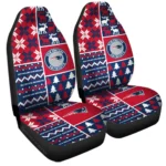 New England Patriots Car Seat Cover – Custom Ugly Style Blue and Red