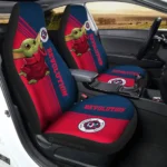 New England Revolution Car Seat Cover – Baby Yoda Red and Blue