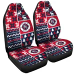 New England Revolution Car Seat Cover – Custom Ugly Style Blue and Red