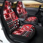 New Jersey Devils Car Seat Cover – Custom Ugly Style Black and Red