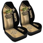 New Orleans Saints Car Seat Cover – Baby Yoda Gold and Cream
