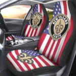 New Orleans Saints Car Seat Cover – Custom Black and Red